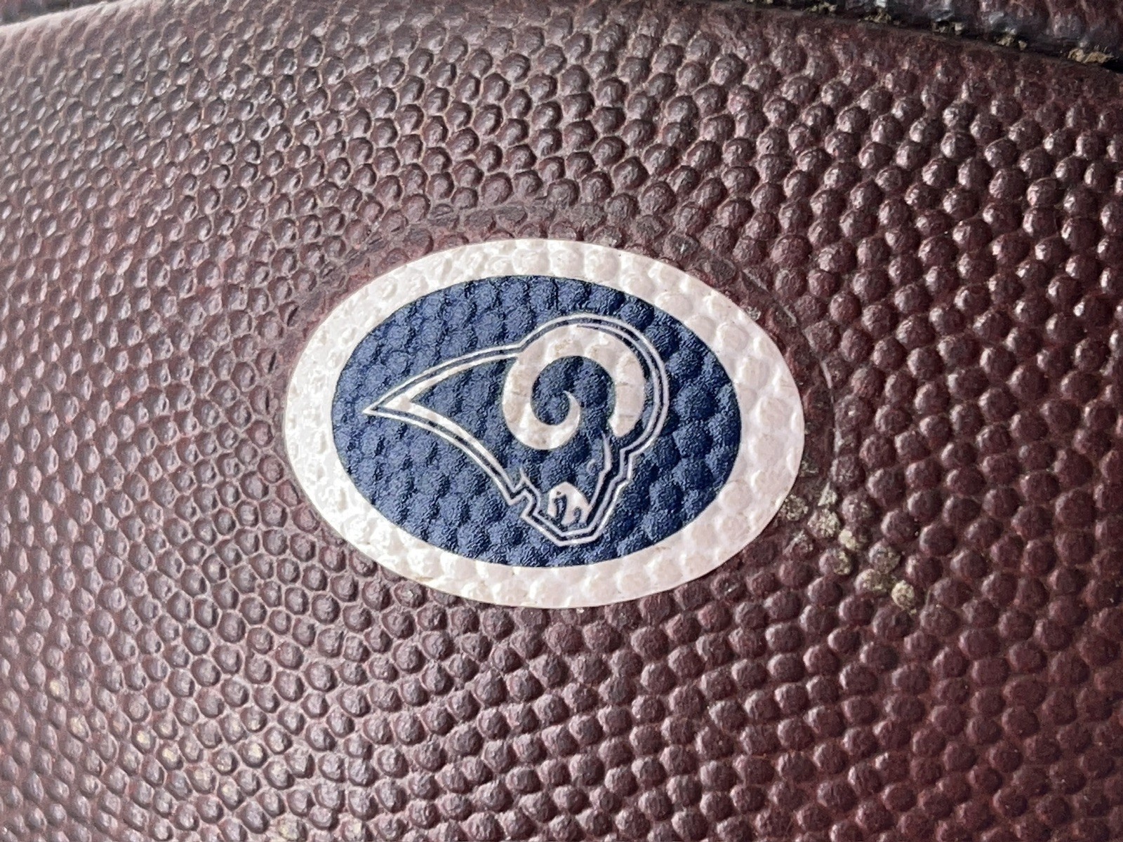 Flash sale!! RAMS LOGO - NFL "The Duke" Wilson Football - Prepped & Conditioned