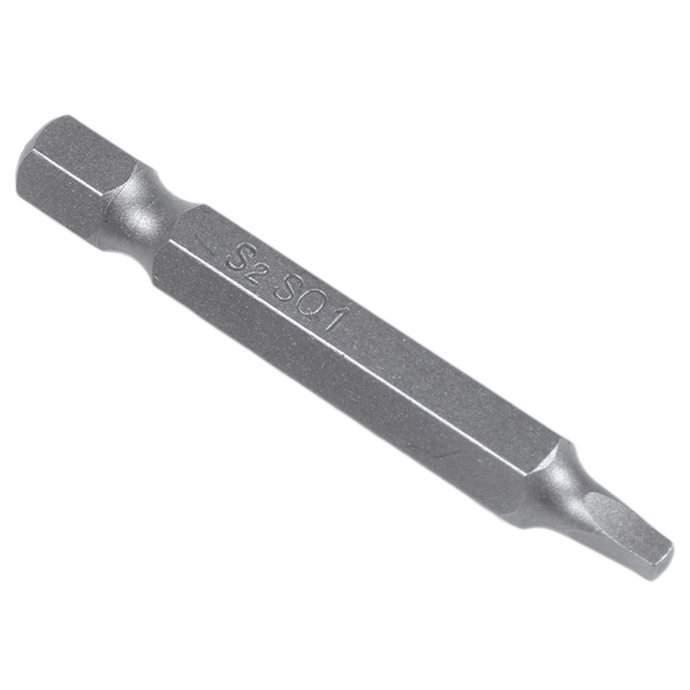 3Pcs 50Mm 1/4 Inch Hex Square Bits Square Head Screwdriver Bits S2 Alloy9394