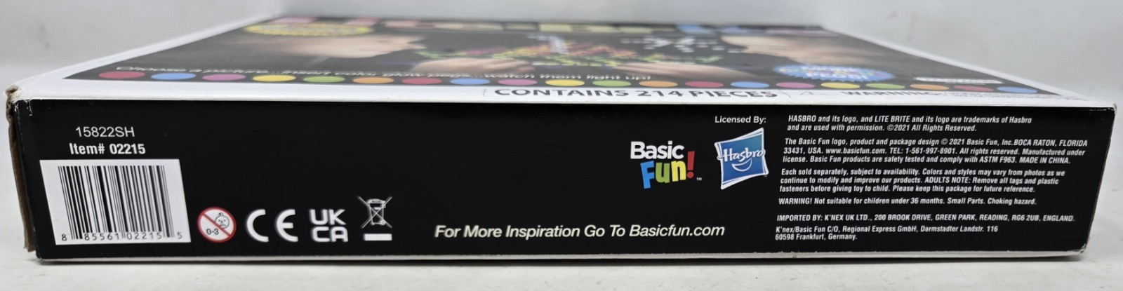 Lite Brite Magic Screen Kids Toy Fun Light Bright Game Set Pegs Works Great