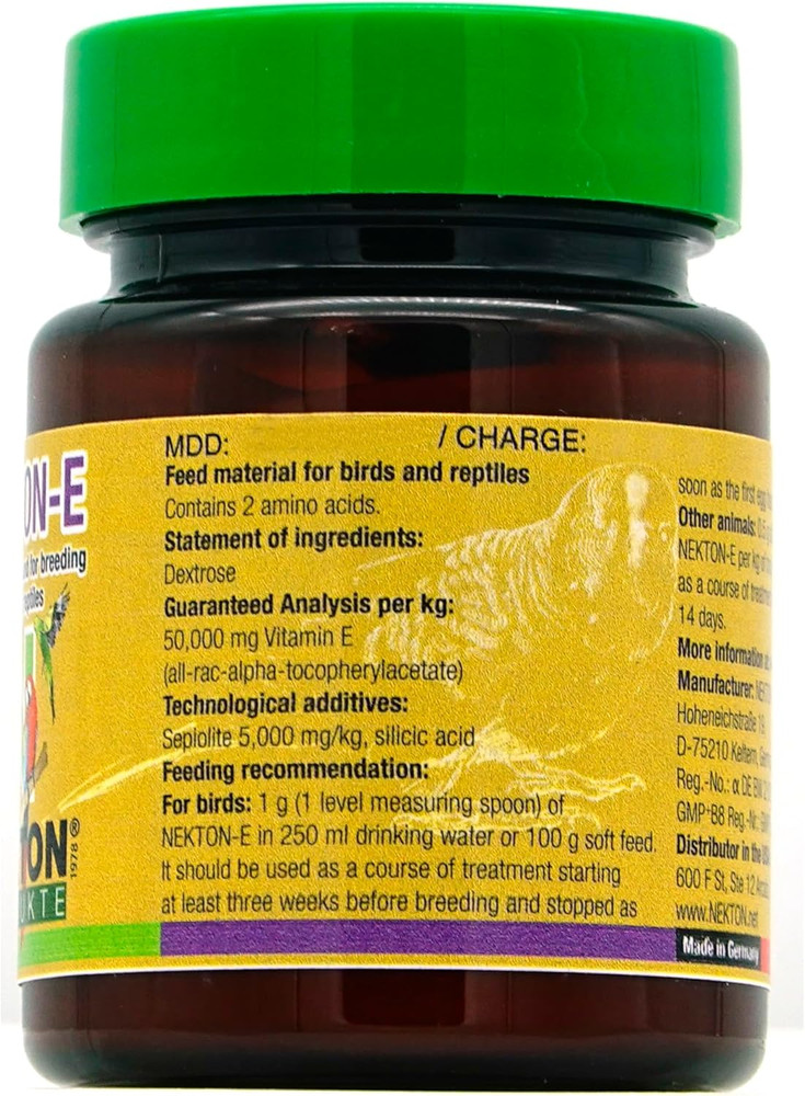 -E Vitamin E Supplement for Birds, 35Gm