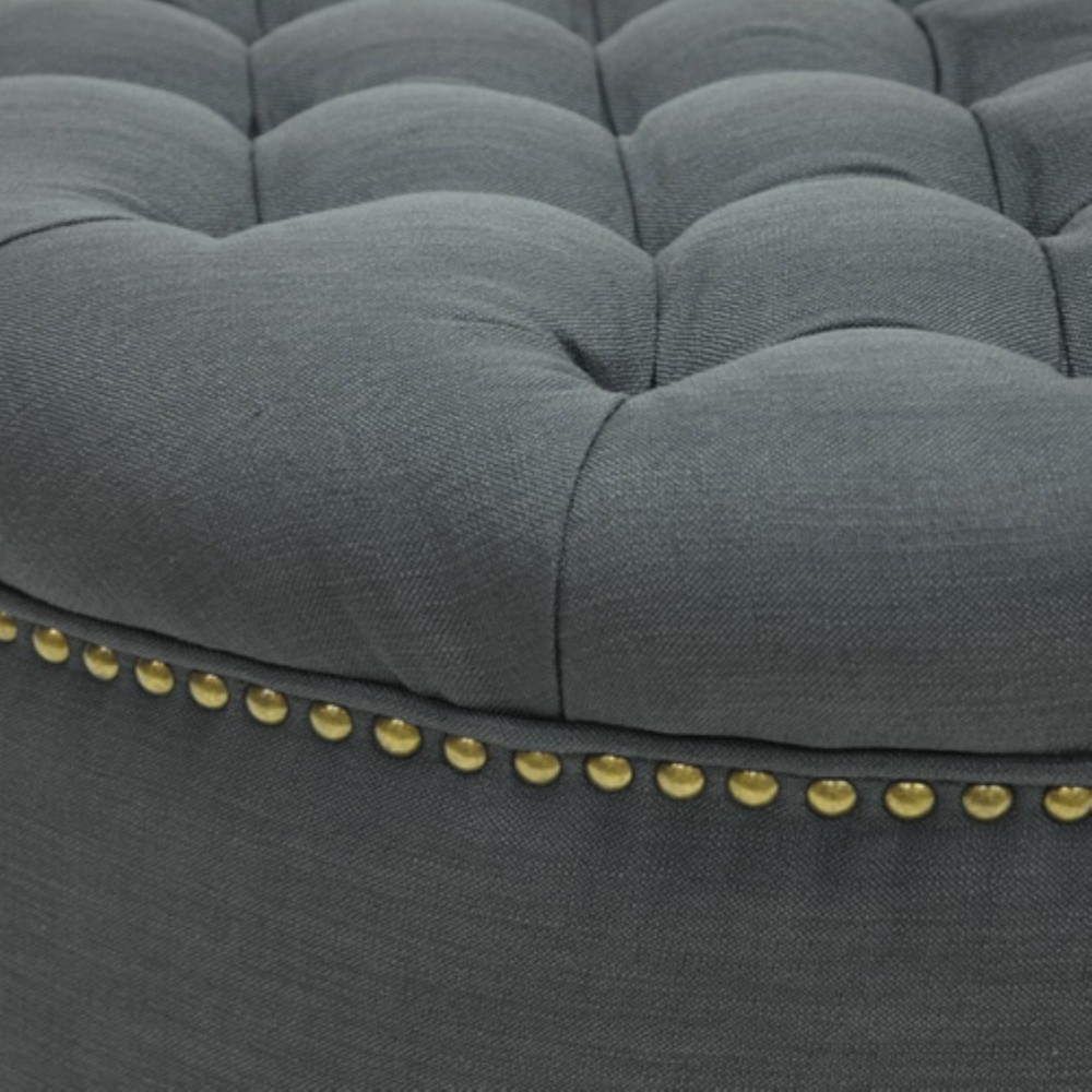Iglehart Ottoman in Gray