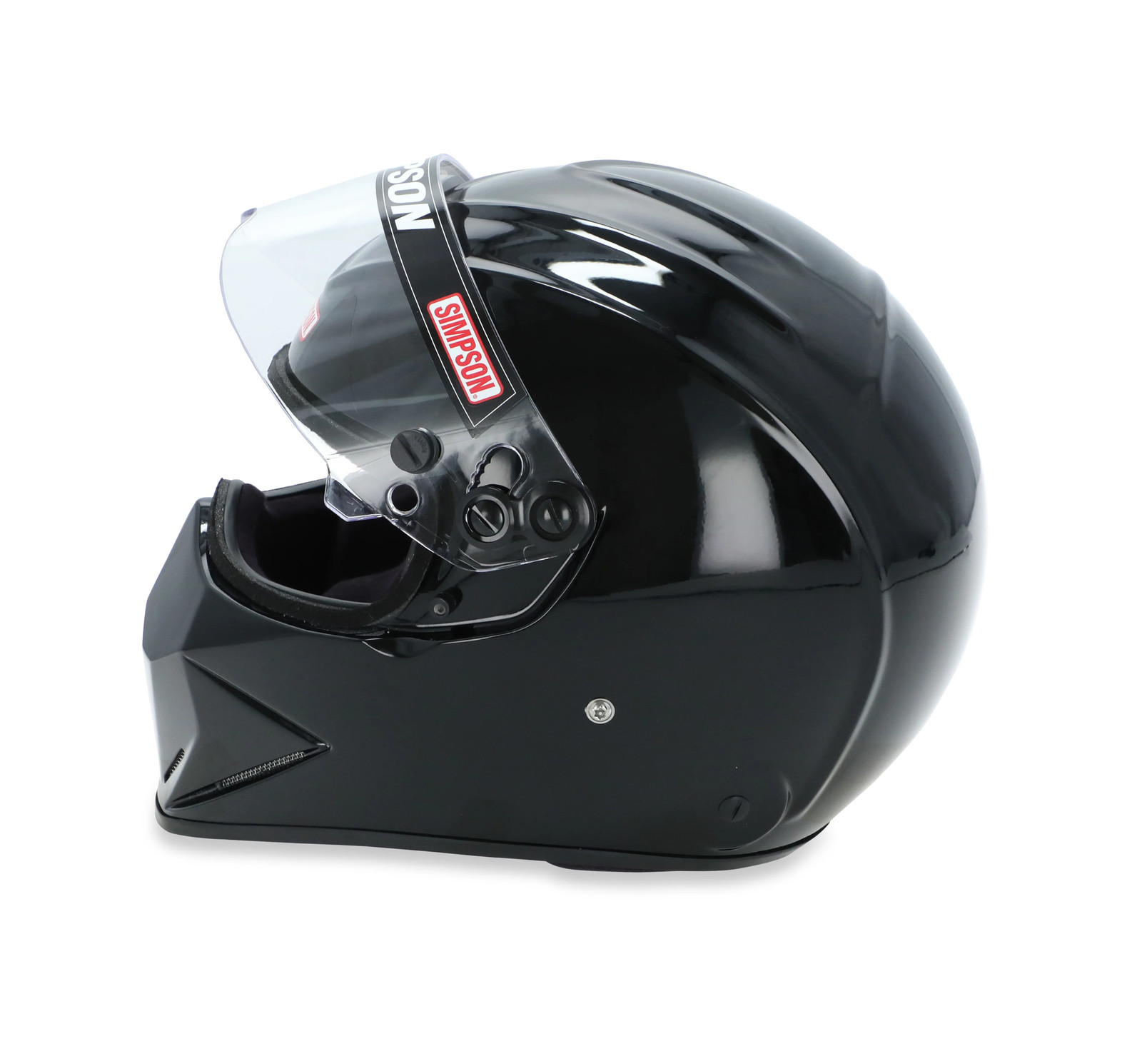 Simpson Racing 7297582 SA2020 Diamondback Racing Helmet 7-5/8 Black