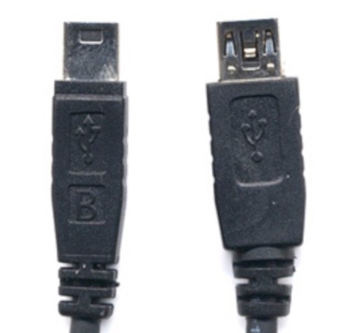 USB 2.0 Mini 5-Pin Extension Cable, 3 feet