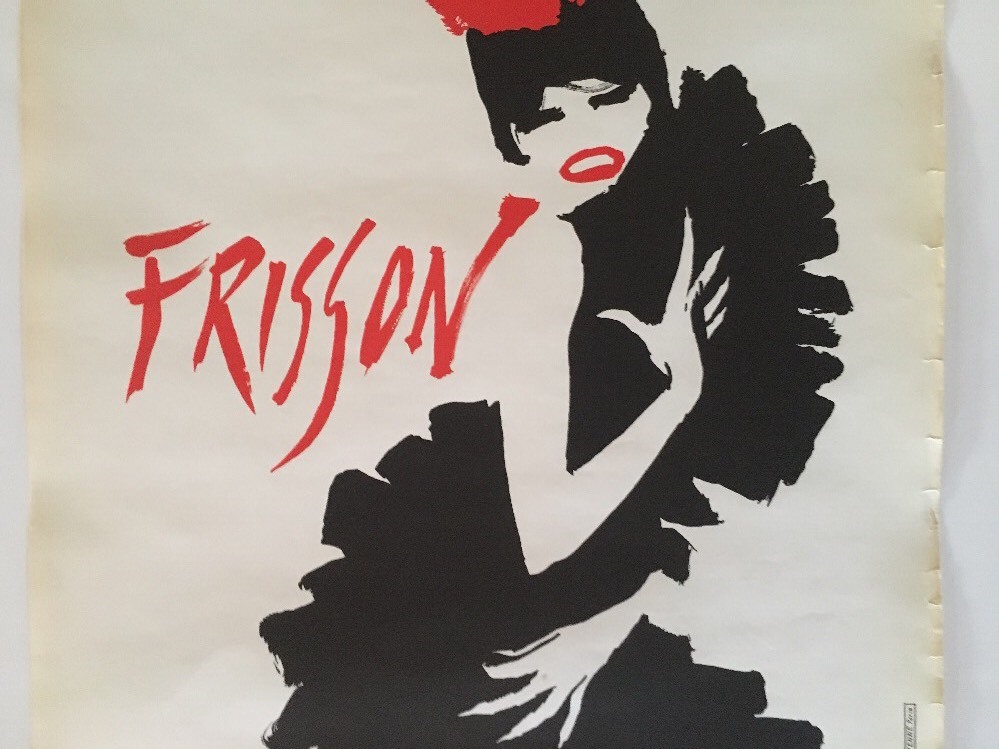 Gruau Frou Frou Moulin Rouge Original Vintage Poster Advertisement French pin-up