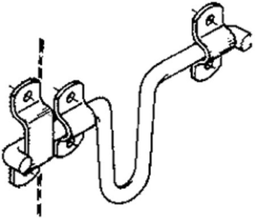 10" Gate Stall & Door Latch 710586
