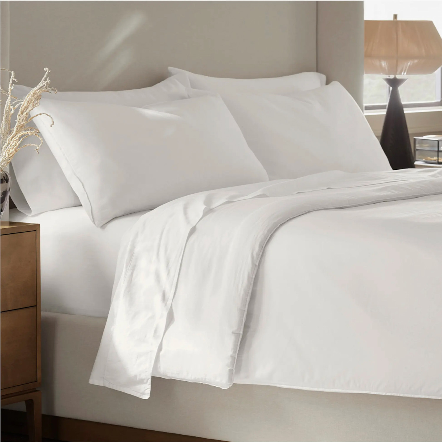 BOLL & BRANCH 3 Piece Comforter Set 100% Organic Cotton - 4 Colors Available