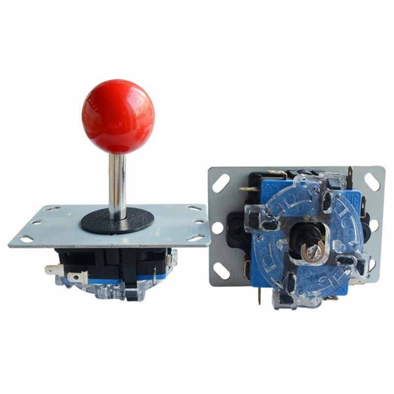 Handle Joystick Arcade Game Controller with Red Ball Handle Short Shaft