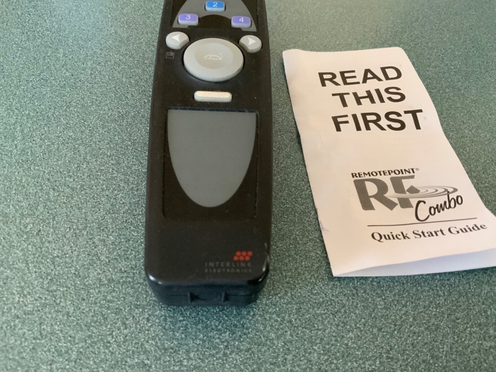 VINTAGE 2001 INTERLINK ELECTRONICS - REMOTEPOINT HANDHELD RF MOUSE # VP4810