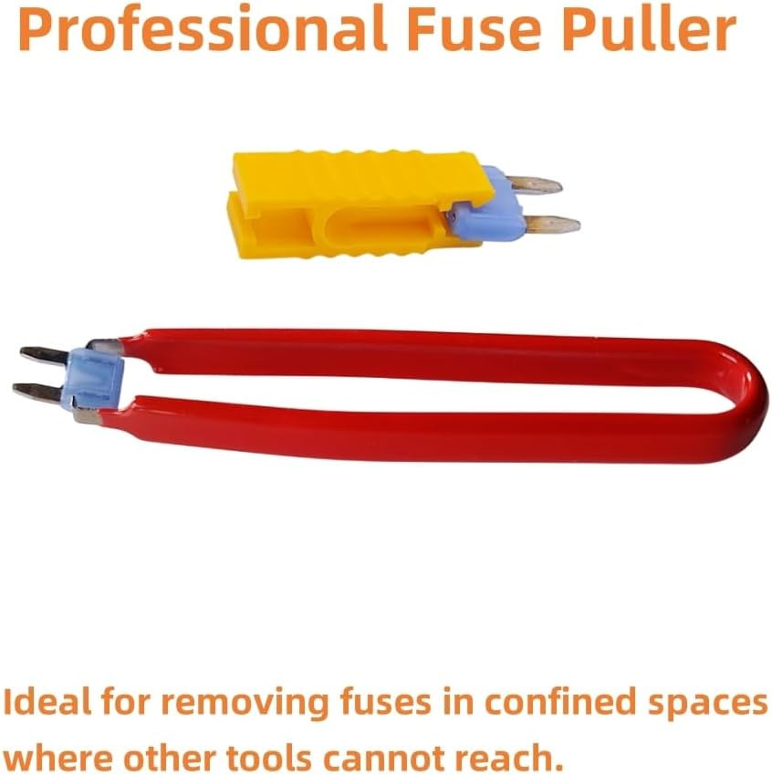 Relay Puller Pliers, 4-Pack Relay Fuse Puller Tools, Relay FMM Fuses Puller Auto