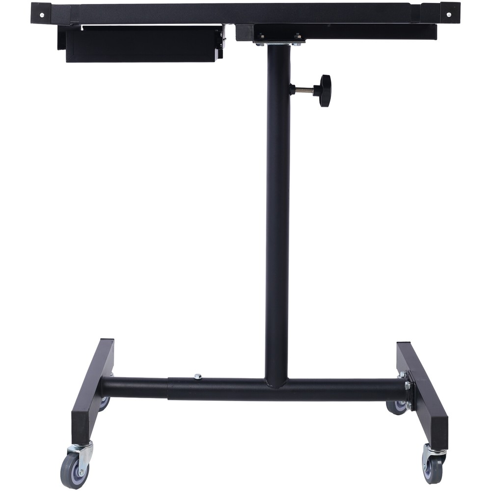 Adjustable Tear Down Work Table with Drawer 220LBS Capacity with Swivel Casters