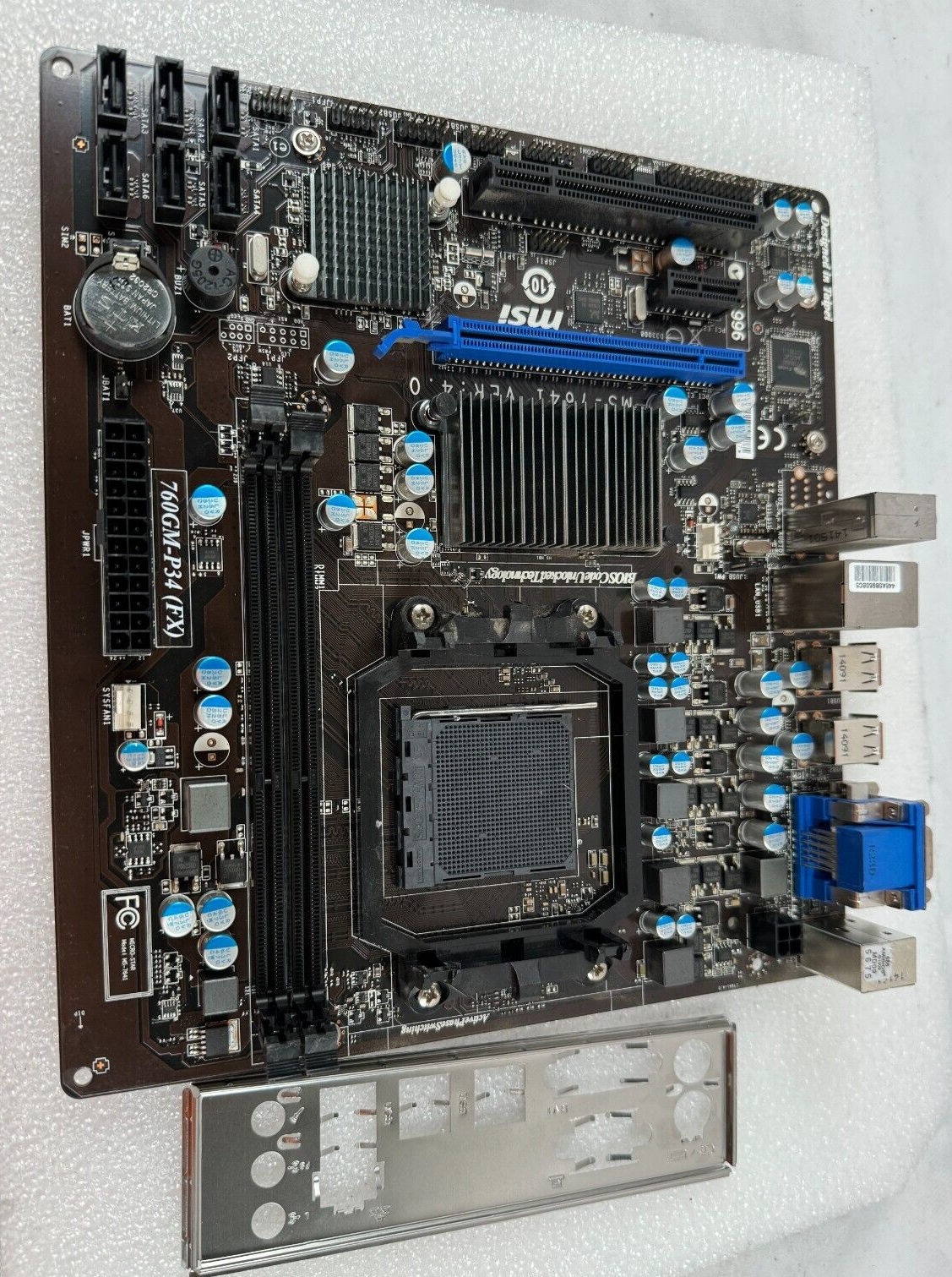 MSI Motherboard 760GM-P34 FX; Tested