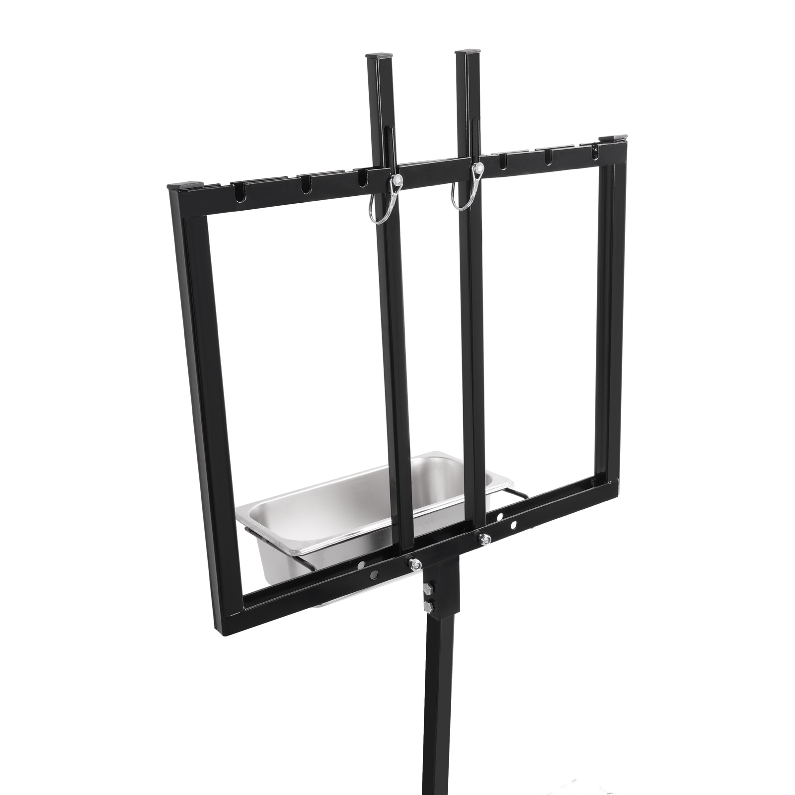 Goat Horned Milking Stand w/ Feed Bin For Sheep Trimming Hoof Adjustable size