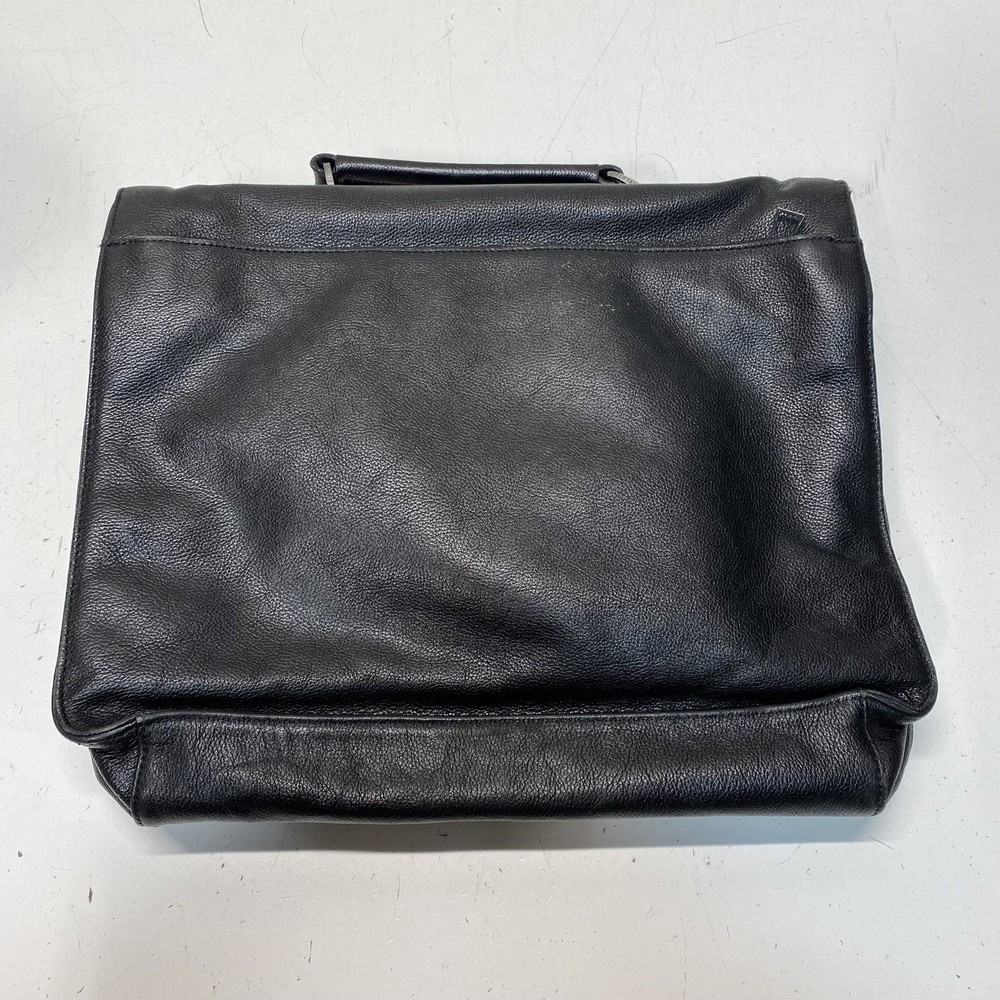 Ted Baker Black Leather Book Bag