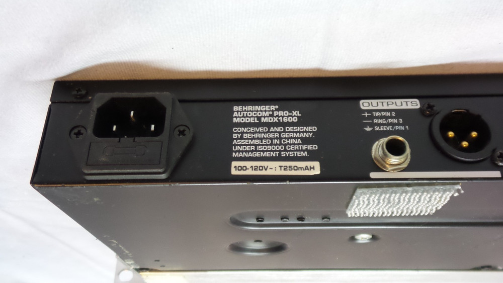 Behringer MDX1600 Autocom Pro-XL Audio Interactive Processor - USED/WORKS