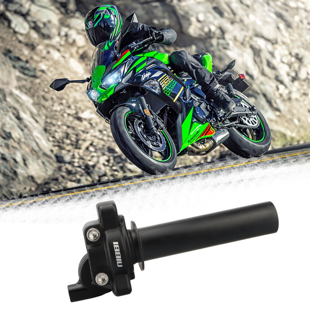 NIBBI 7/8" Twist Throttle Accelerator Handlebar Grip Mini Dirt Pit Bike ATV Quad