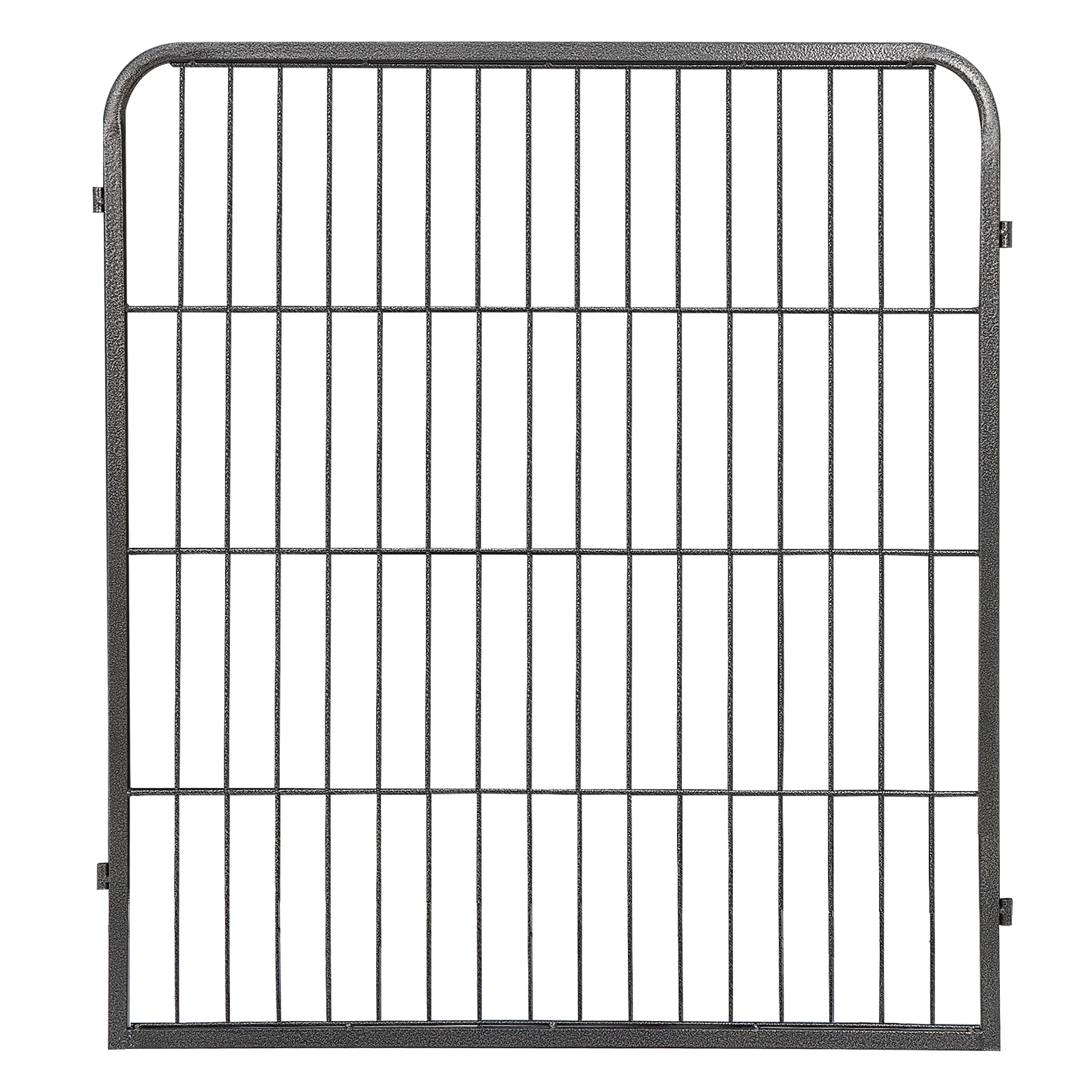 32'' 16 Panels Metal Pet Playpen Dog Fence Large Dog Kennel with Door Outdoor