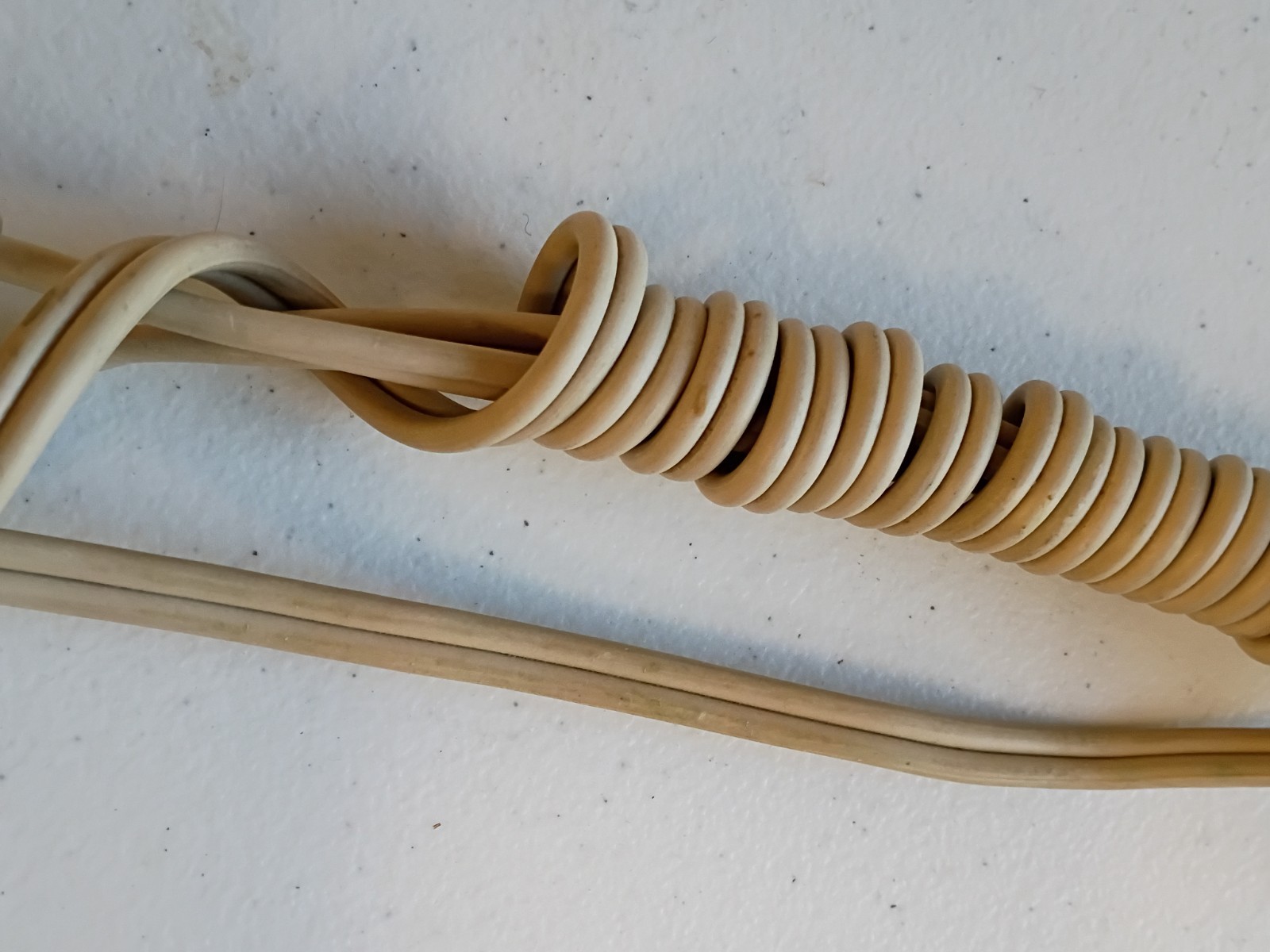 Original Power Cord & Clip From A 1960 General Electric Model C425A Clock Radio