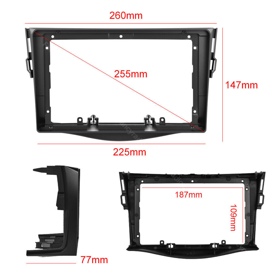 Apple Carplay Car Stereo Radio For Toyota RAV4 2007-2012 Android 15.0 GPS Camera