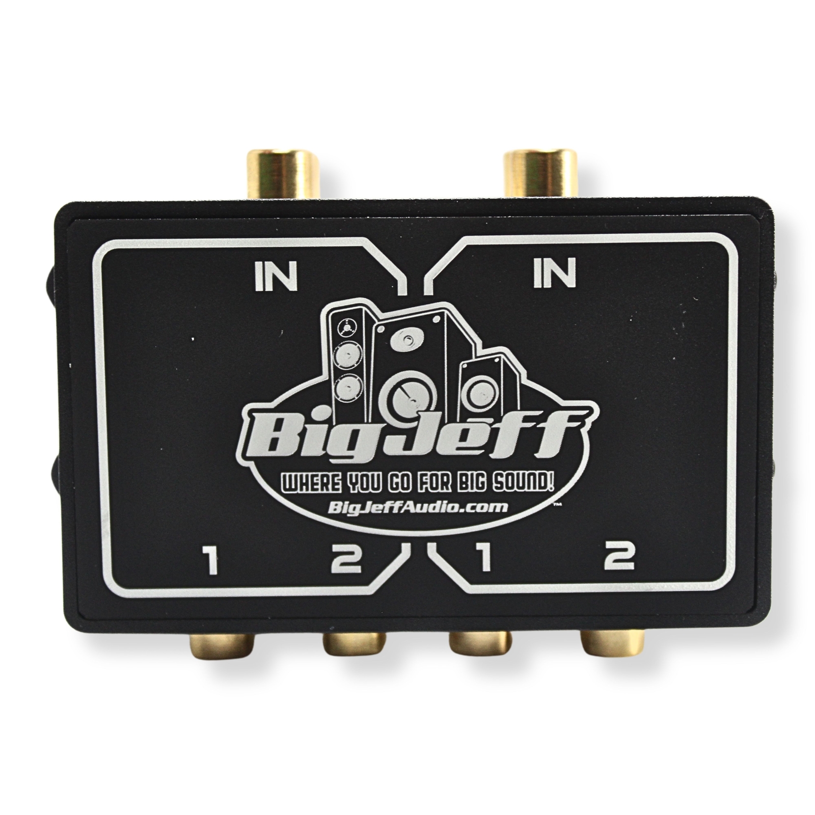 Big Jeff Audio 2-to-4 Pair Cockbox RCA Splitter Distribution Block