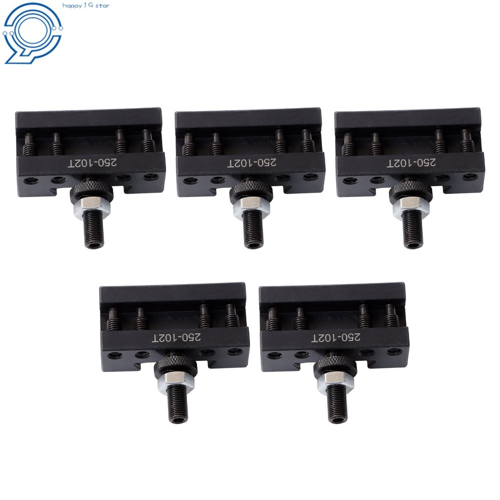 Industrial 5 Pack AXA 250-102XL 5/8" Turning Facing Tool Post Set