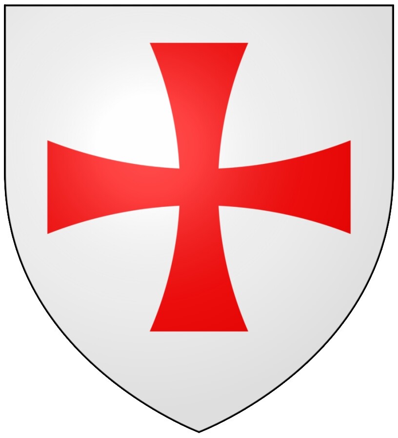 Templar Knight Shield Sticker XV