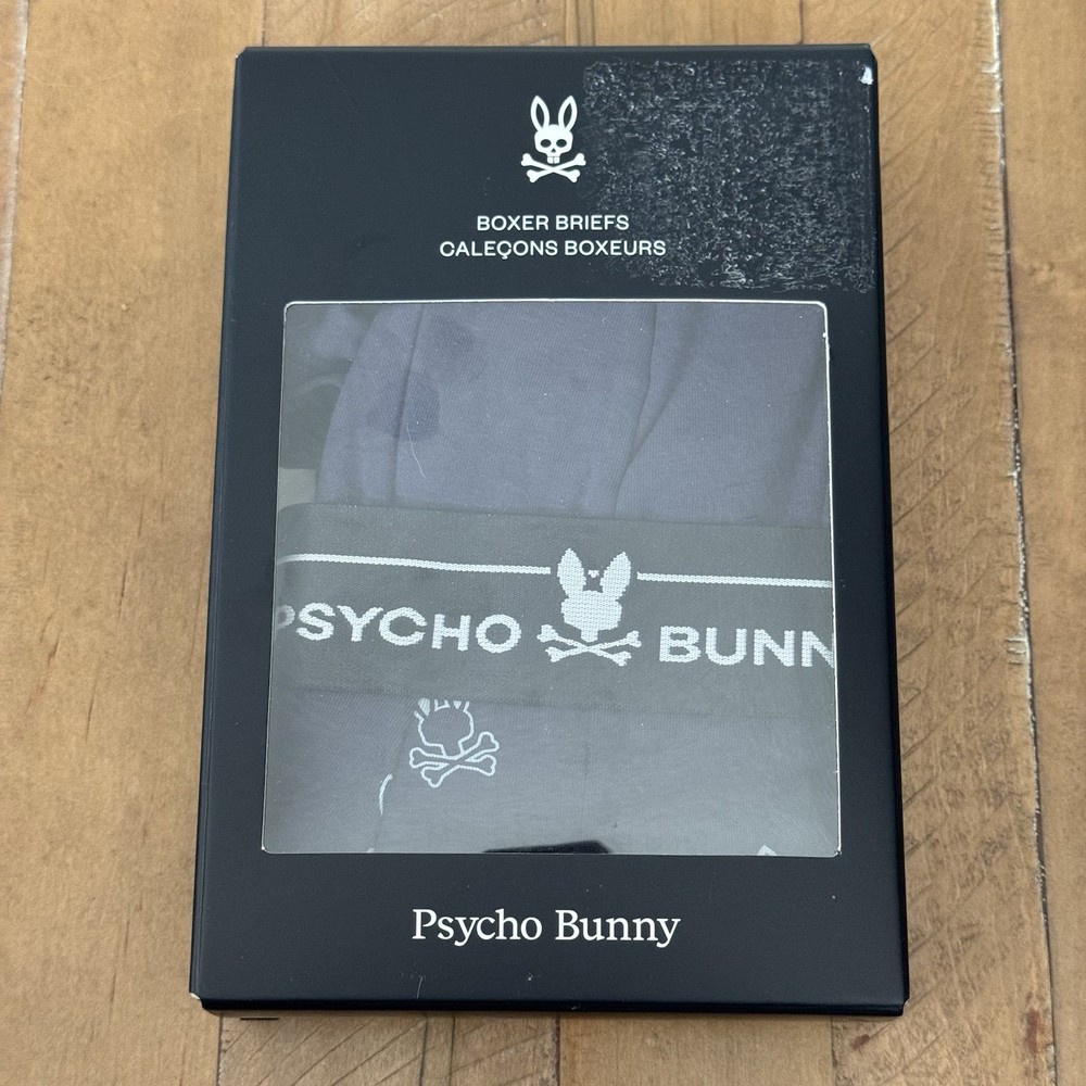 2 Pack Psycho Bunny Men’s Size Small Boxer Briefs