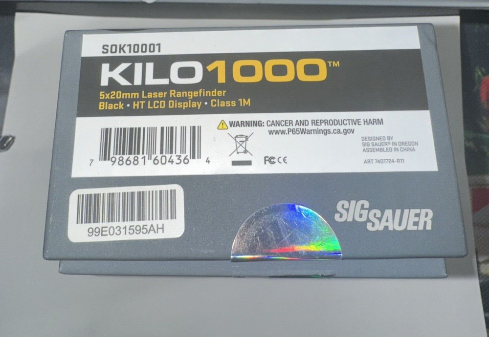 SIG SAUER KILO1000 Laser Rangefinder
