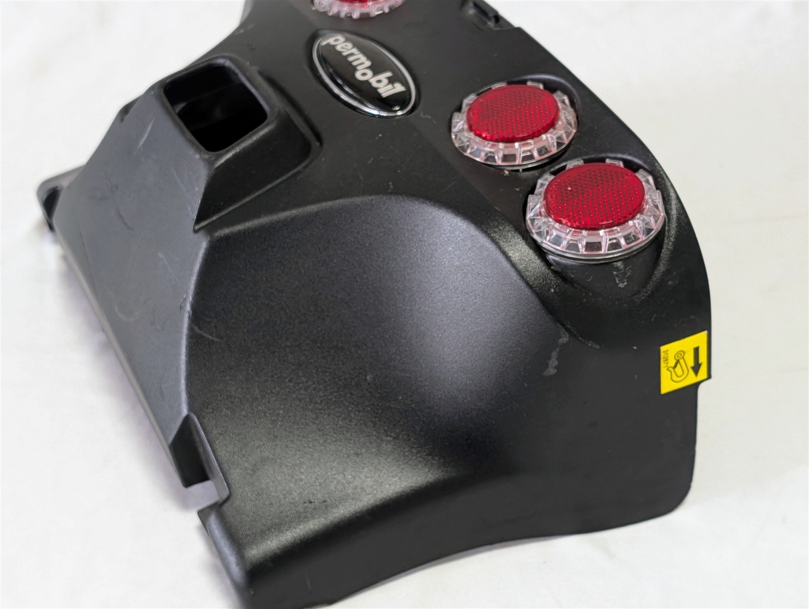 Permobil M300 M400 Rear Battery Cover Shroud with Reflectors - Part 320046