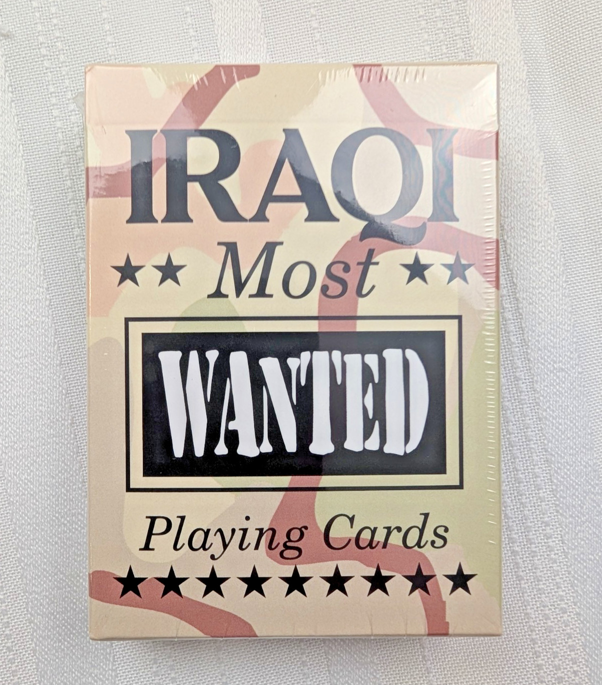 2003 Iraqi Most Wanted Playing Cards Military Iraq - Sealed! New!
