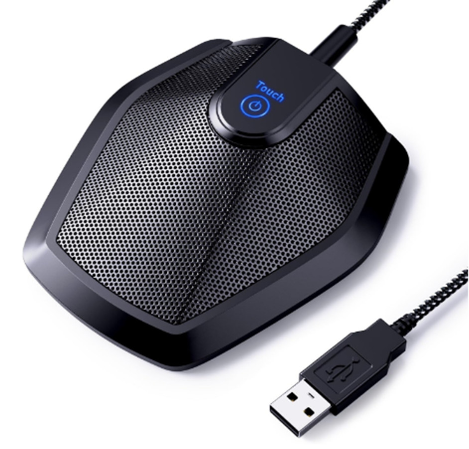 Conference USB Microphone for Computer Plug & Play Compatible w/Mac OS X Windows