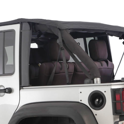 Smittybilt 9087235 Bowless Combo Top Kit for 2007-2018 Jeep Wrangler JKU 4-Door