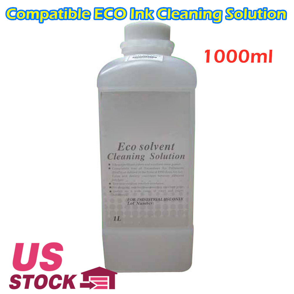 US Stock 1L Compatible ECO Ink Cleaning Solution