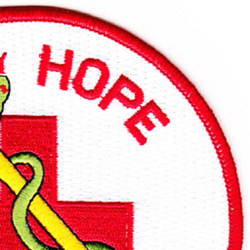 USS Hope AH-7 Hospital Ship Patch
