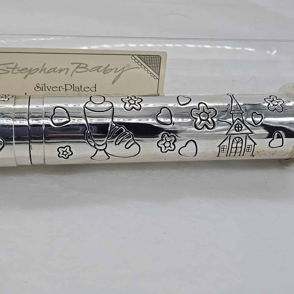 Stephan Baby Silver-Plated Keepsake Communion Certificate Holder