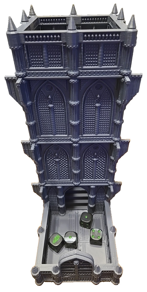 Cathedral Premium Made Dice Tower - Large Tower