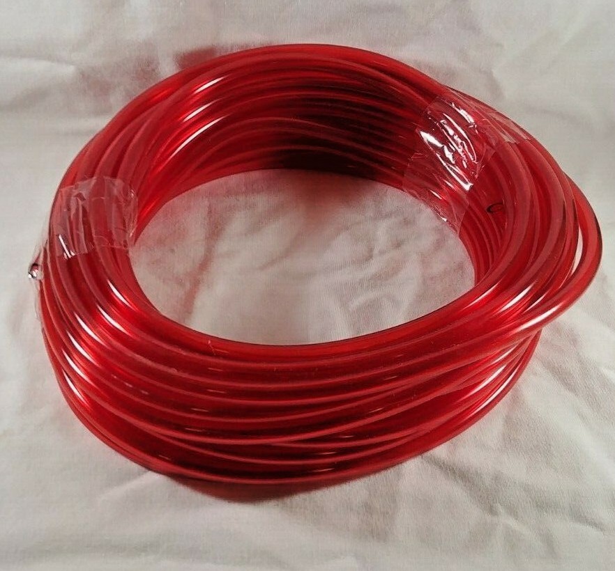 10 ft. Red Fuel Line Gas Hose for Go Kart Mini Bike Racing Animal Predator Clone