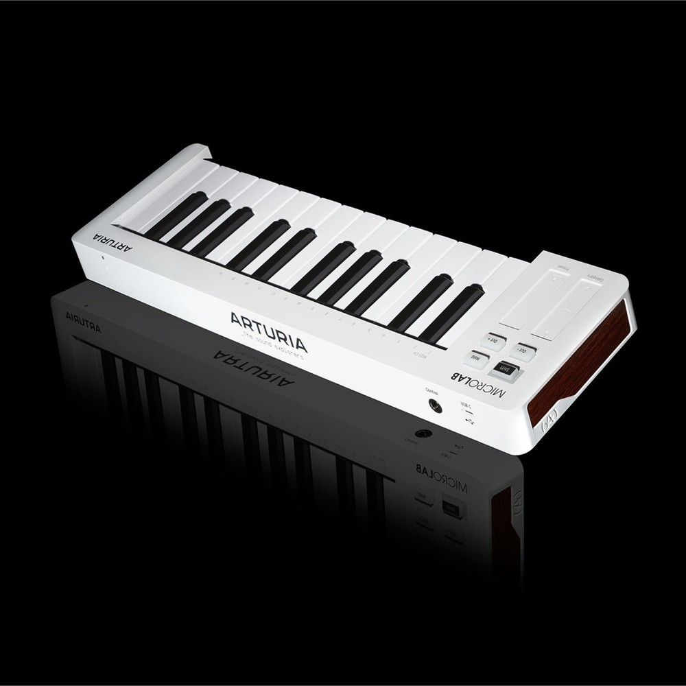 Arturia MicroLab mk3 White Ultra-Compact Studio MIDI Controller