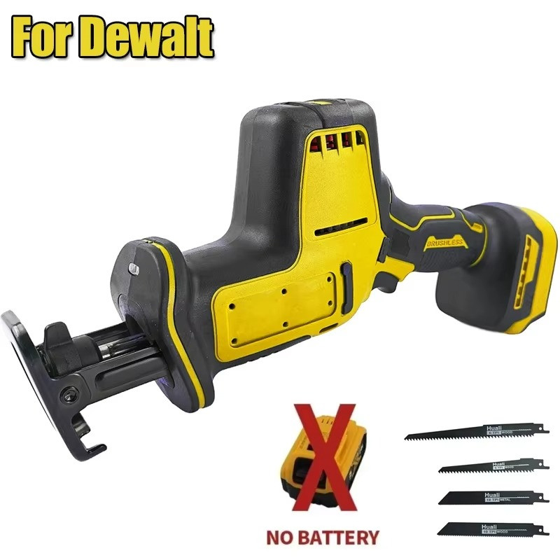 For DeWalt 18V Cordless Reciprocating Saw Brushless Variable Speed Tool