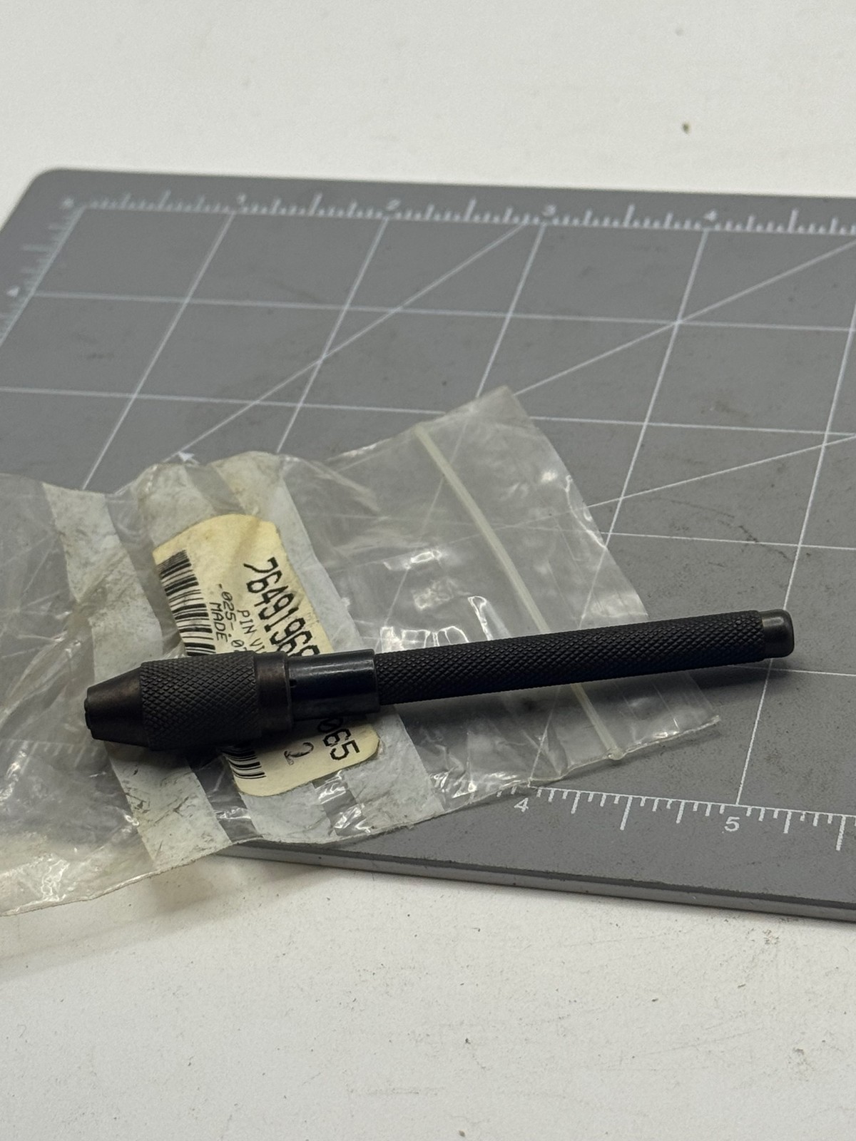 Pin Vise .025-.055 Handheld Micro Drill Chuck Made in England Metal Knurled