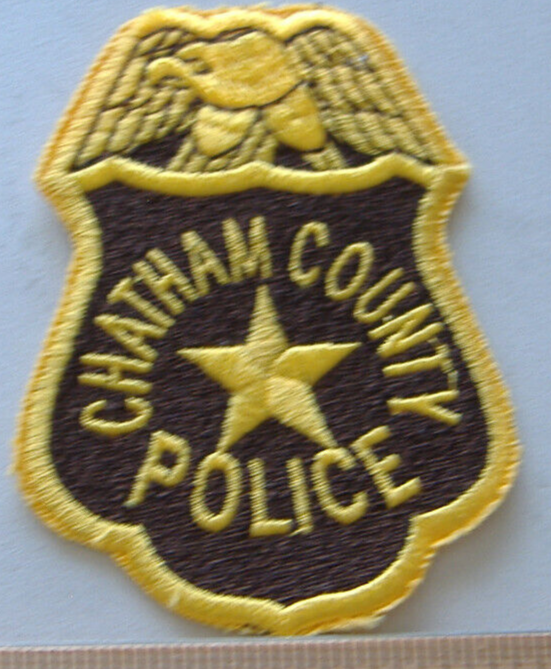 CHATHAM COUNTY POLICE DEPT GEORGIA FABRIC PATCH