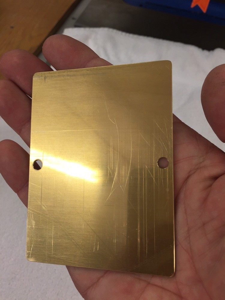 SITTING CAT SOLID BRASS MASTER ENGRAVING PLATE FOR NEW HERMES FONT TRAY