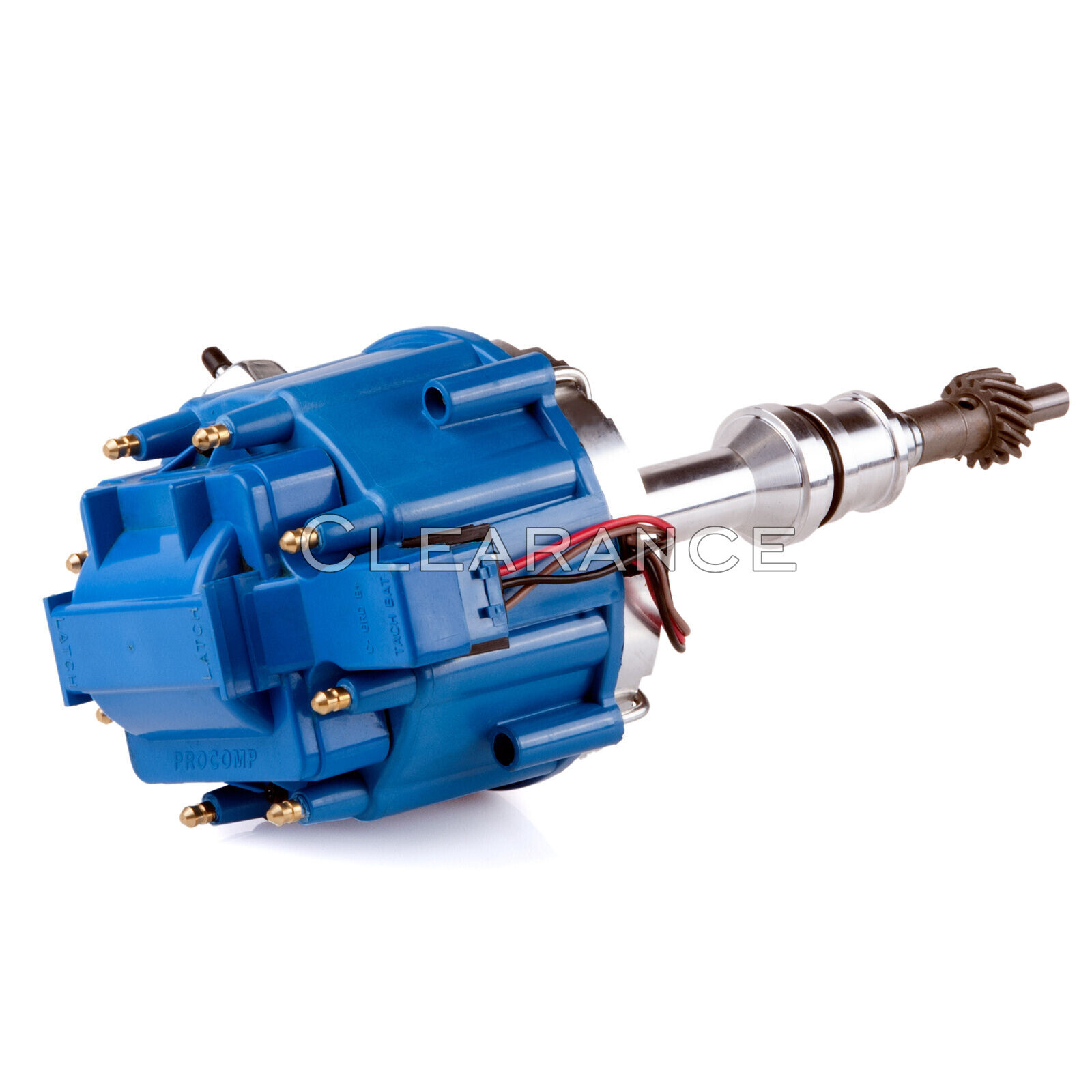 SBF Ford Small Block 260 289 302 HEI Ignition Blue Cap Distributor w/ 65K Coil