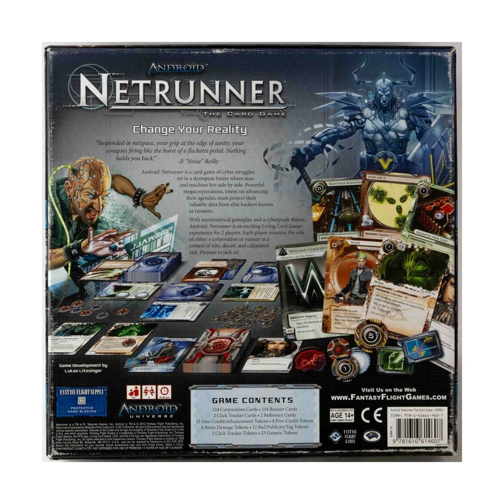 FFG Netrunner Android Netrunner Collection #41 - Base Set + 5 Data Packs VG/NM