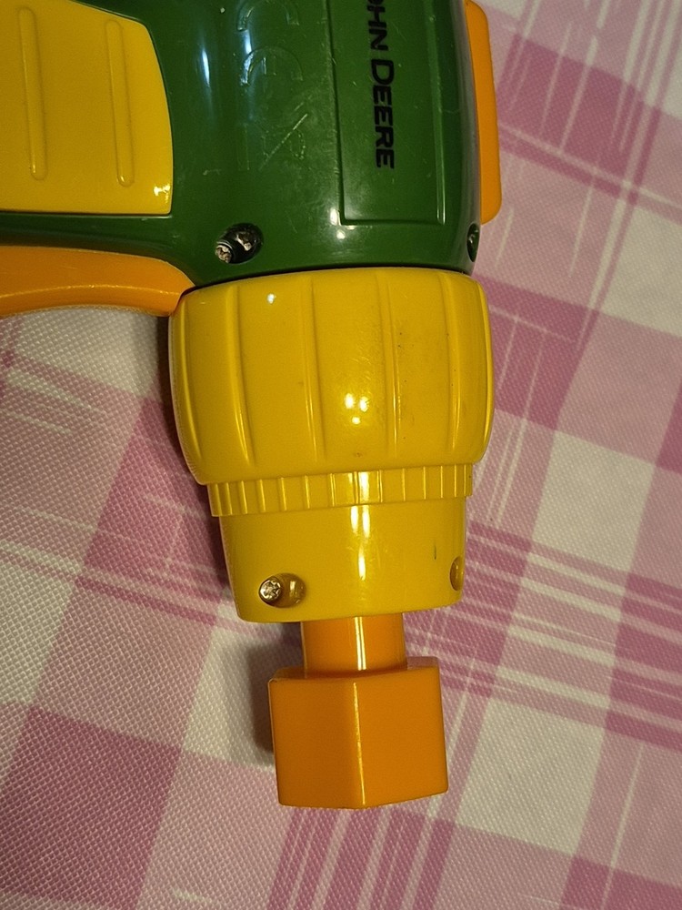 John Deere REPLACEMENT Drill Pretend Construction Toy Working Condition