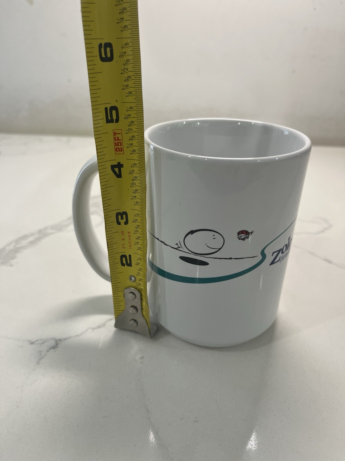Vintage Y2K Pfizer Zoloft Mug Featuring Blob Pharma Advertising