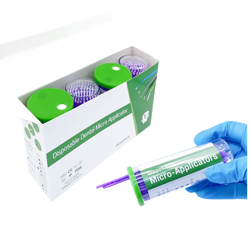 Dental Microbrush Disposable Micro Applicator Brush Bendable Soft Brush Tips