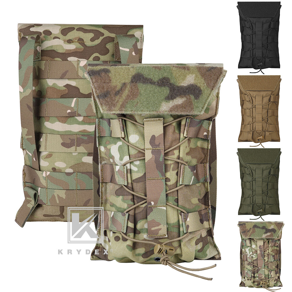 KRYDEX Hydration Carrier Modular Pack Outdoor MOLLE BACK Panel for Tactical Vest