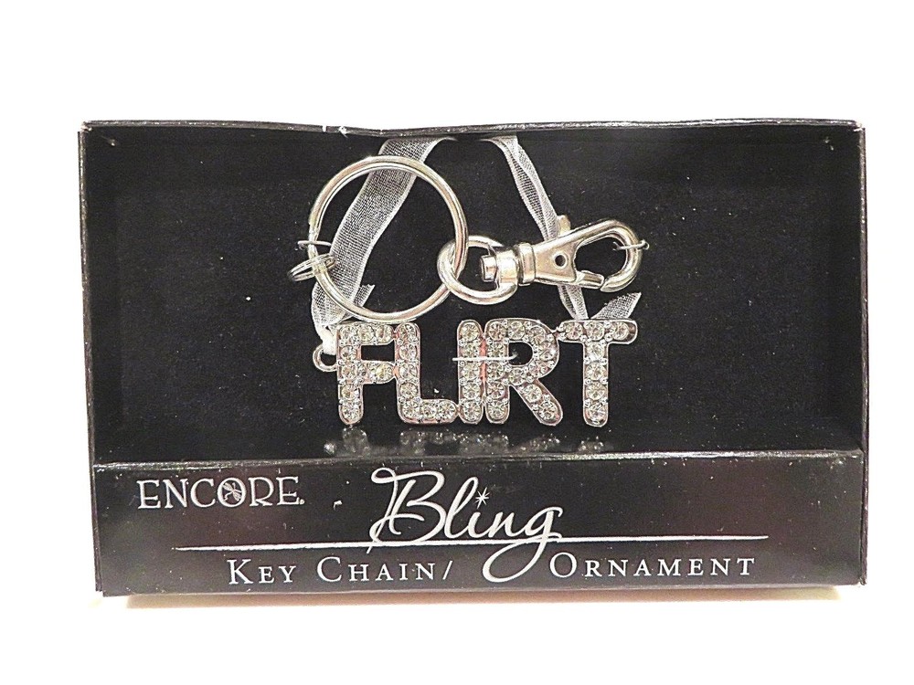BLING "FLIRT" KEYCHAIN / ORNAMENT