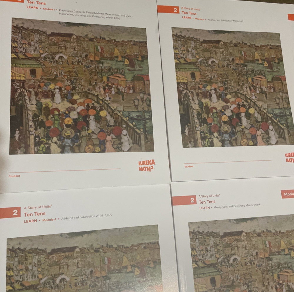 Eureka Math Squared Grade 2 All Module LEARN NEW 6 Book Bundle- Free Shipping