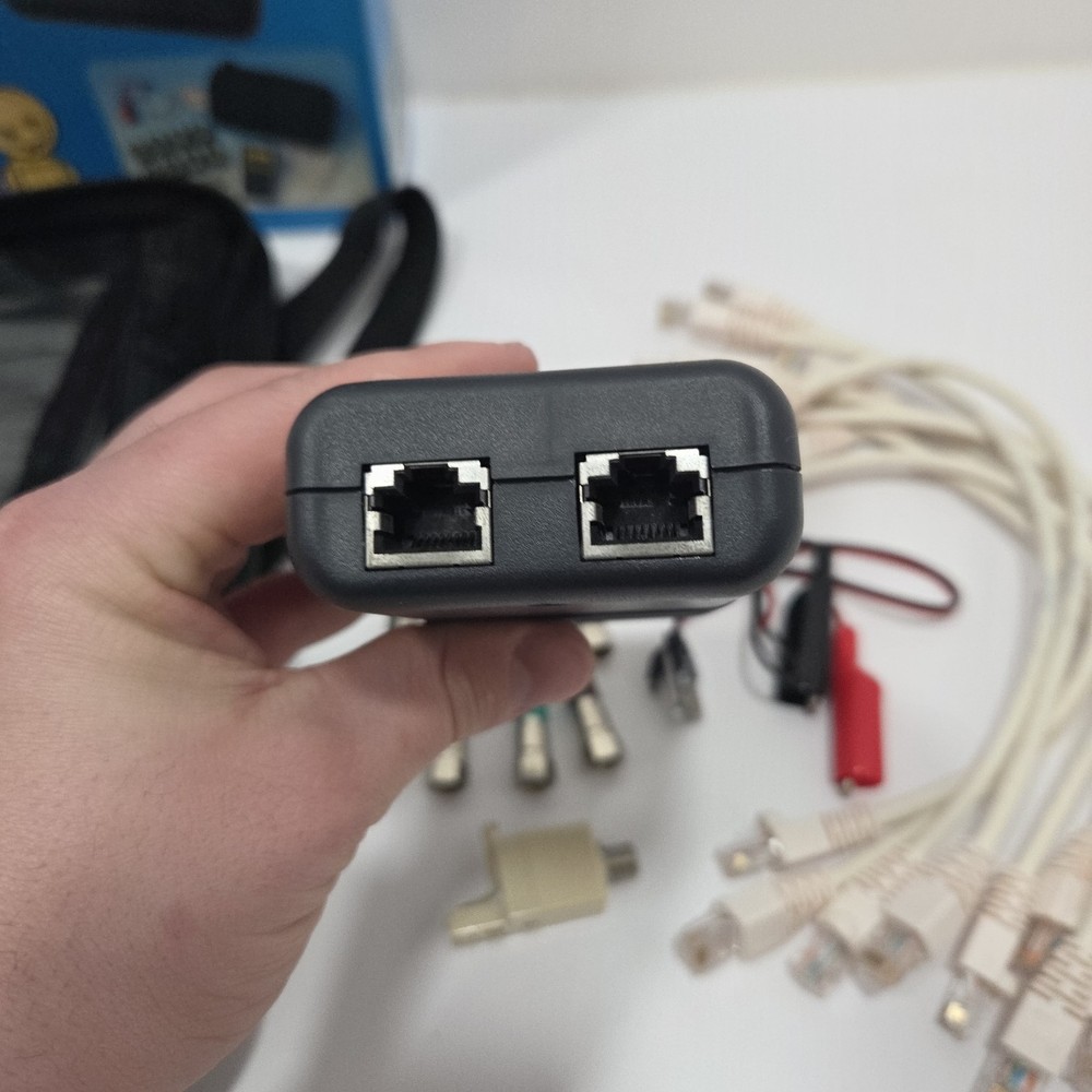 IDEAL LINK MASTER PRO Network Cable Tester In Carrying Case Model #33-825